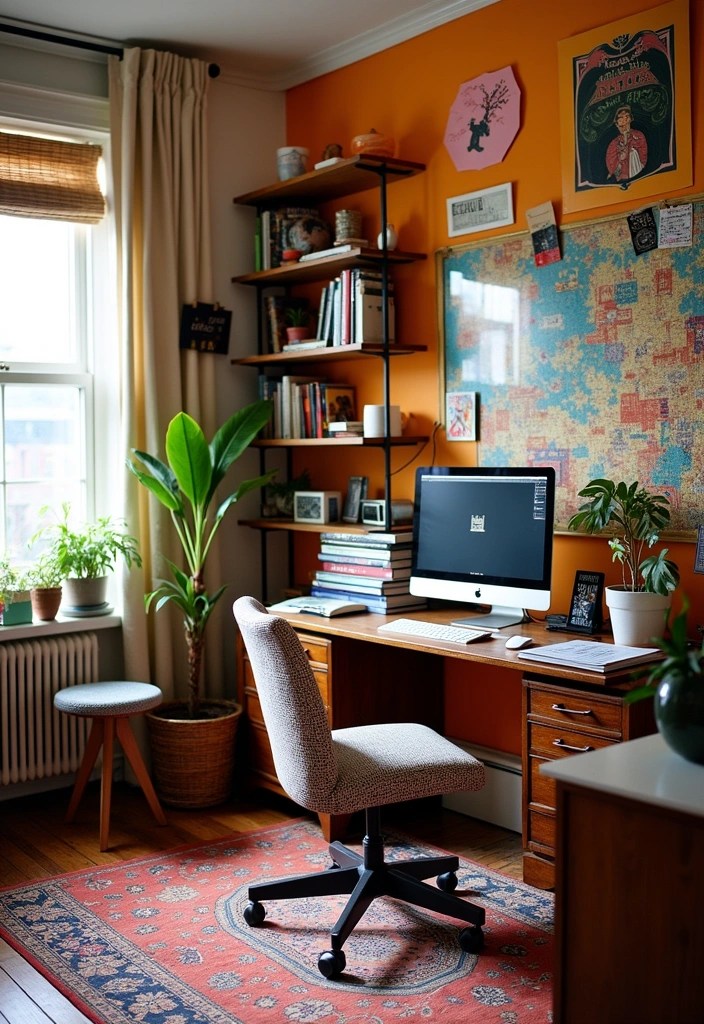 13 WFH Office Setups That'll Skyrocket Your Productivity - 13. Eclectic Mix