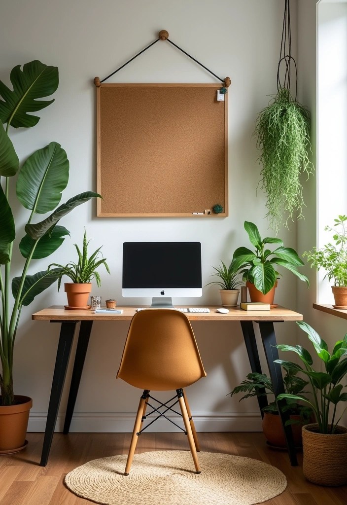 13 WFH Office Setups That'll Skyrocket Your Productivity - 4. Nature-Inspired Retreat