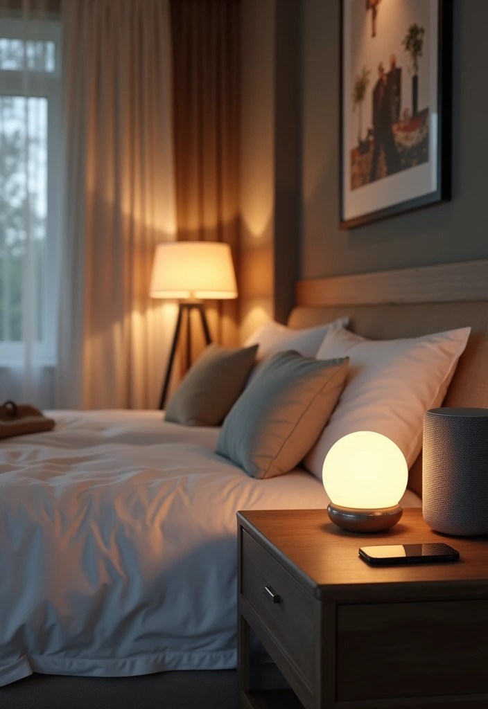 15 Stunning Bedroom Transformations Under $200 - 14. Tech-Savvy Updates