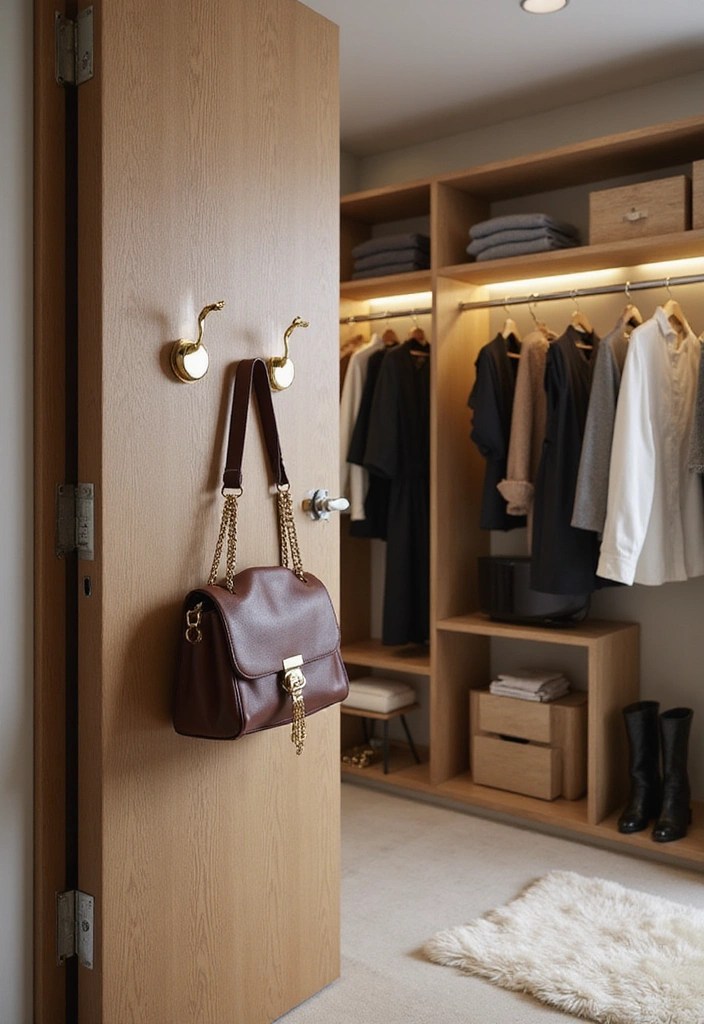 15 Genius Storage Solutions That'll Transform Your Home into an Organized Paradise! - 13. Closet Door Hooks