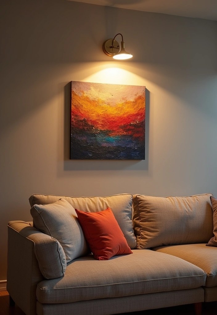 18 Lighting Ideas That'll Instantly Elevate Your Home's Ambiance - 11. Accent Lighting for Artwork