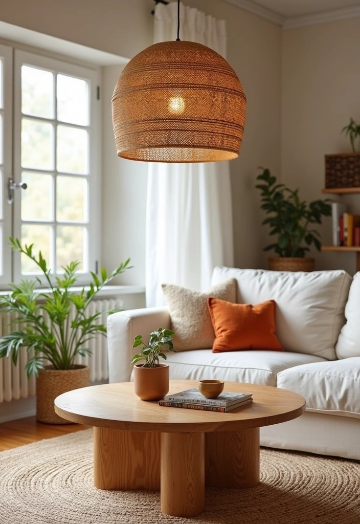 18 Lighting Ideas That'll Instantly Elevate Your Home's Ambiance - 15. Incorporating Natural Materials