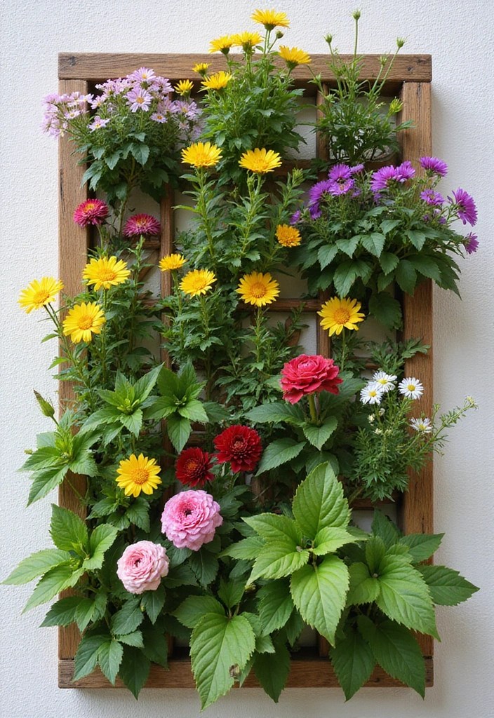 20 Stunning Outdoor Decor Ideas That Will Make Your Neighbors Envious This Summer! - 4. Vertical Gardens for a Splash of Green