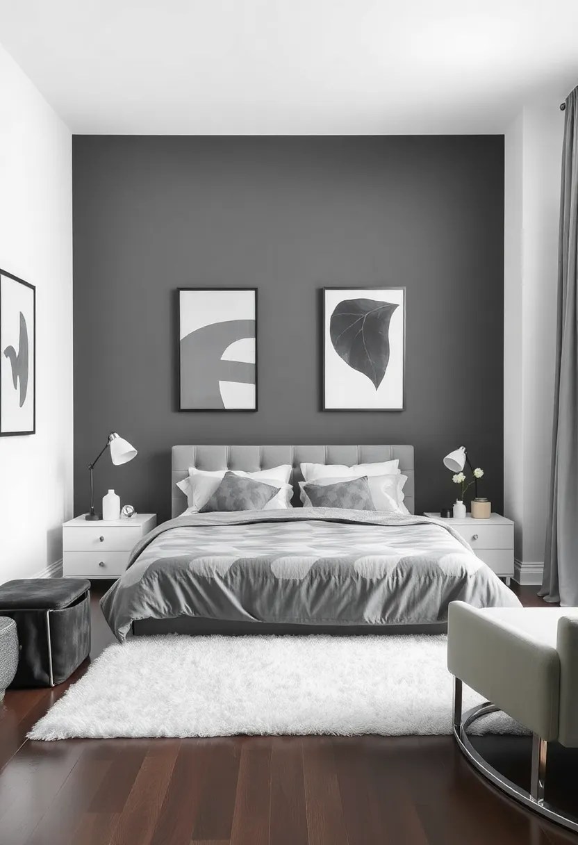 22 Dreamy Bedroom Makeovers That'll Turn Your Sleep Space Into a Sanctuary! - 14. Chic Monochrome
