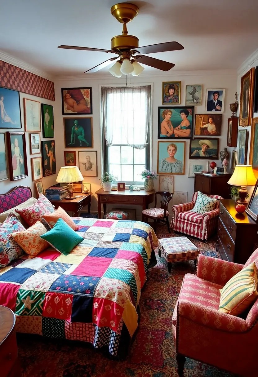 22 Dreamy Bedroom Makeovers That'll Turn Your Sleep Space Into a Sanctuary! - 18. Funky Eclectic Mix