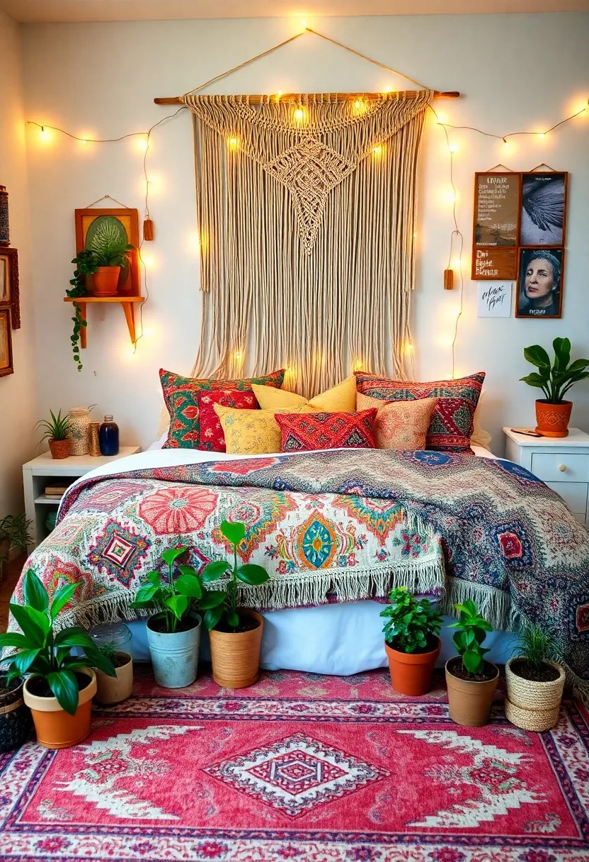 22 Dreamy Bedroom Makeovers That'll Turn Your Sleep Space Into a Sanctuary! - 2. Cozy Bohemian Retreat