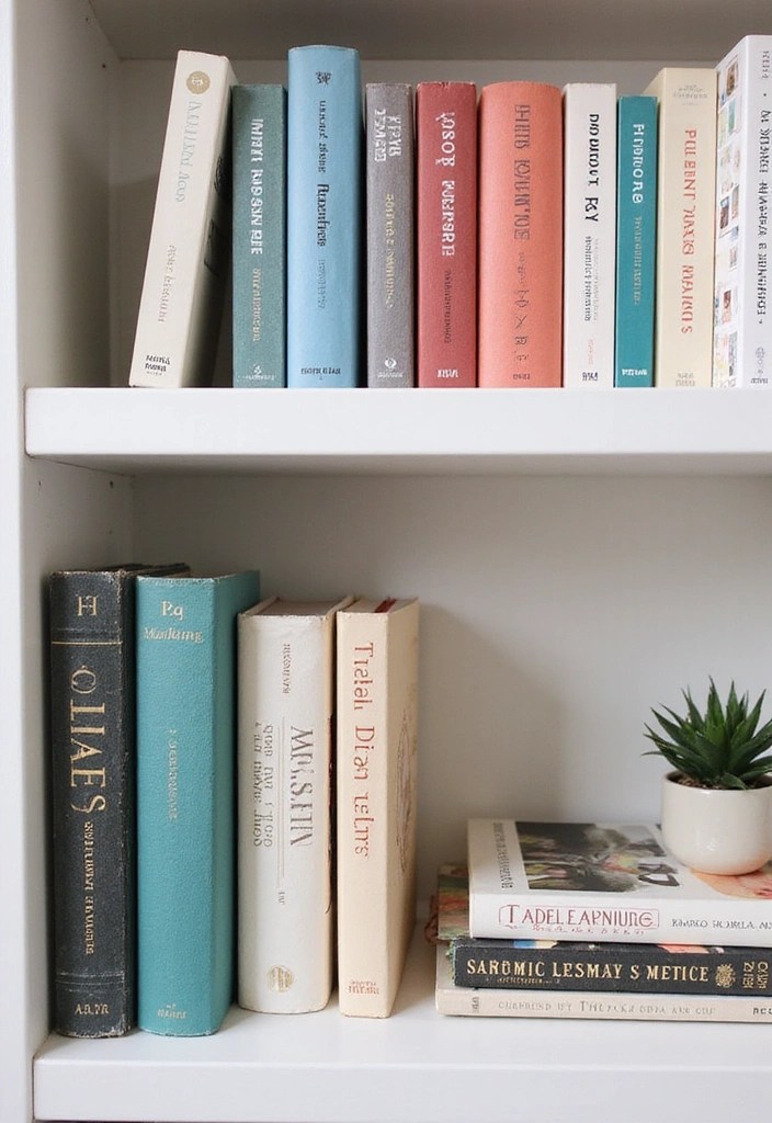 19 Minimalist Decor Hacks to Simplify Your Life (And Make You Feel Zen!) - 16. Curate Your Bookshelf