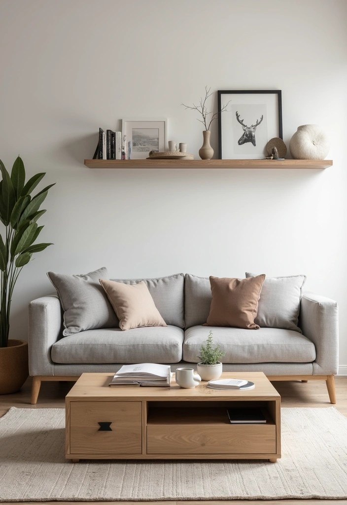 19 Minimalist Decor Hacks to Simplify Your Life (And Make You Feel Zen!) - 2. Choose Functional Furniture