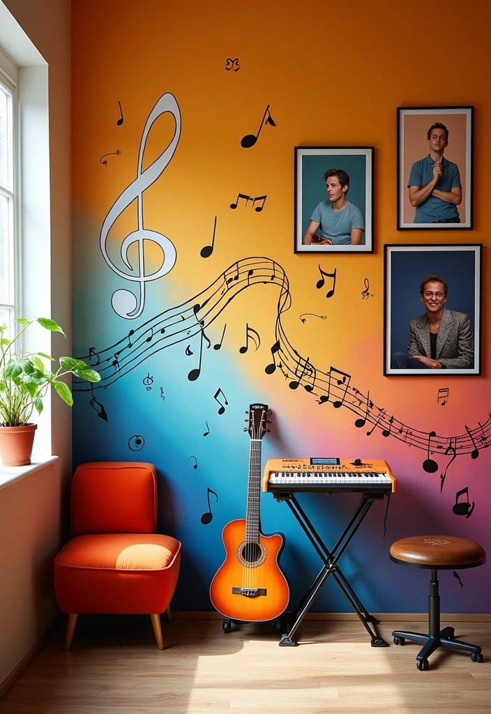 20 Fun Kids' Room Ideas That Will Make You the Coolest Parent Ever! - 18. Musical Sanctuary