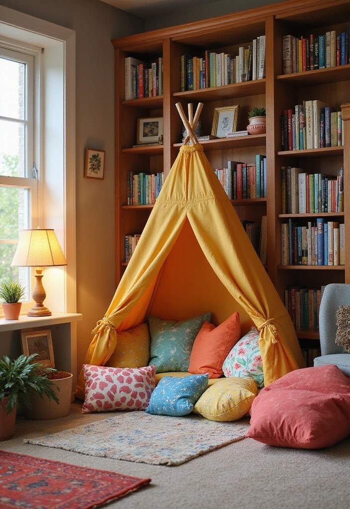 20 Fun Kids' Room Ideas That Will Make You the Coolest Parent Ever! - 4. Cozy Reading Nook