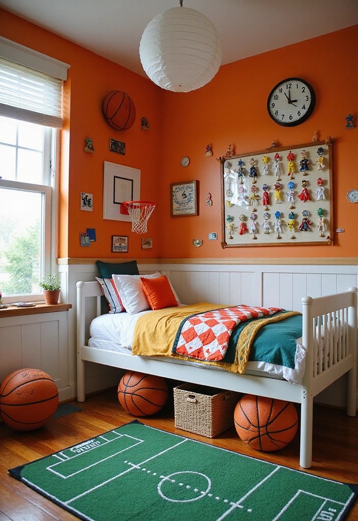 20 Fun Kids' Room Ideas That Will Make You the Coolest Parent Ever! - 5. Sports-Themed Room
