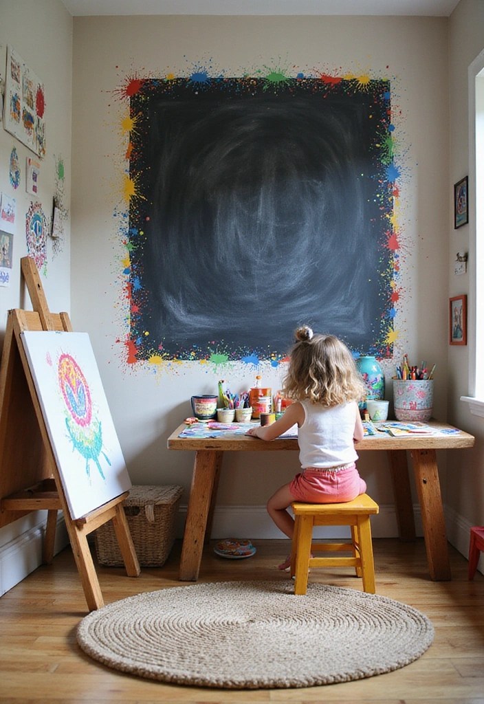 20 Fun Kids' Room Ideas That Will Make You the Coolest Parent Ever! - 7. Colorful Art Studio