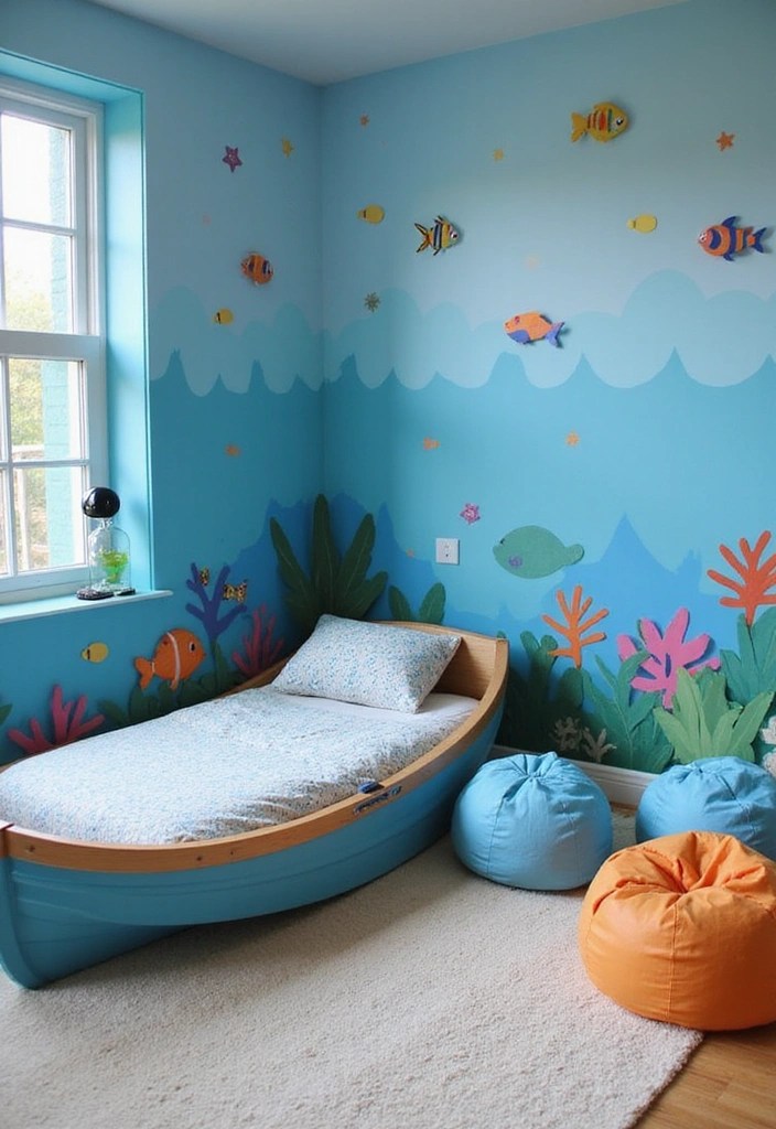 20 Fun Kids' Room Ideas That Will Make You the Coolest Parent Ever! - 8. Under the Sea Adventure